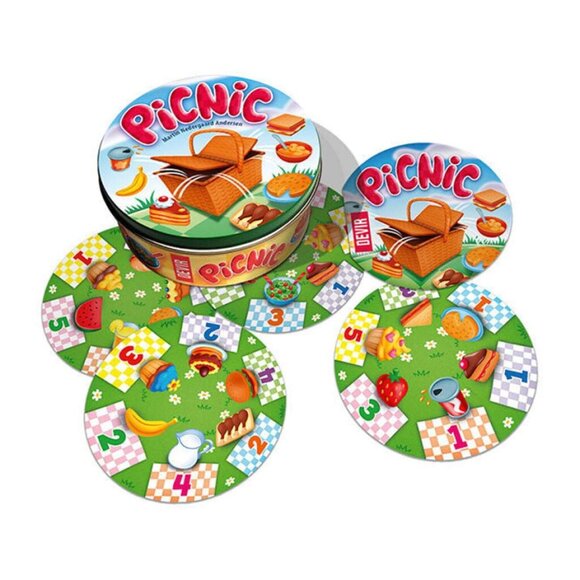 Picnic Tin Box Family and Party Card Game For 8+ New Sealed-Multilingual - Picture 3 of 11